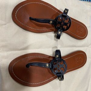 Tory Burch Leather Miller Mini Sandal